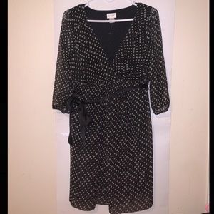 MotherHood maternity polka dot dress